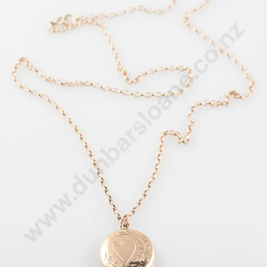 9ct Circular Photo Locket