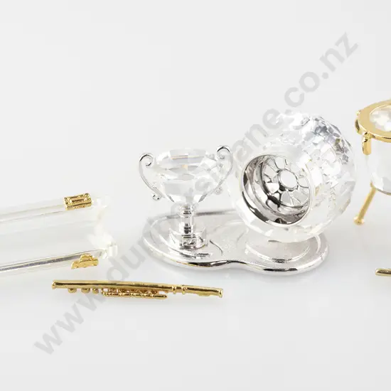 Three Swarovski Small Ornaments