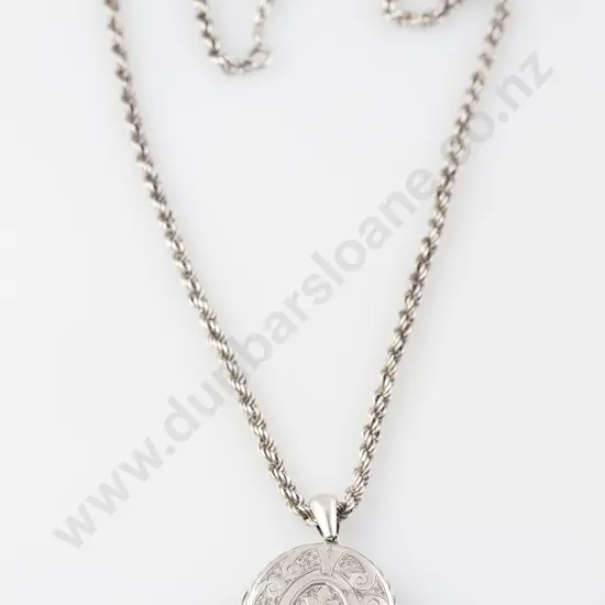 Victorian S/S Large Oval Photo Locket