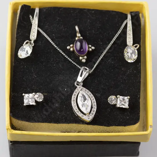 Crystal Marquise Pendant