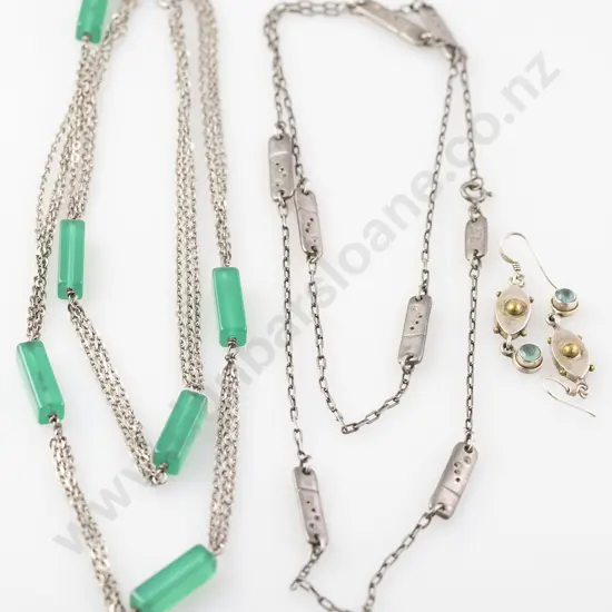 Two Art Deco S/S Necklaces
