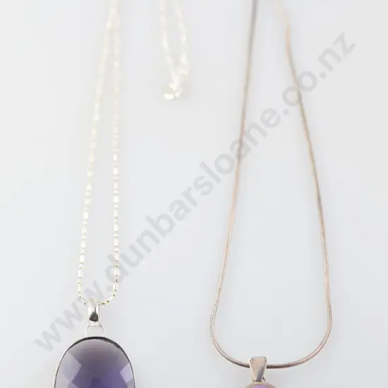 S/S Lavender Jade Pendant