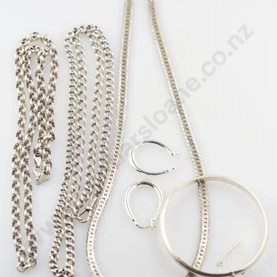 Three Various S/S Neck Chains