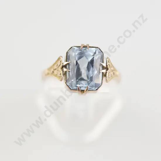 9ct Single Topaz Ring