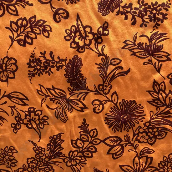 Tanjore Flocke Orange