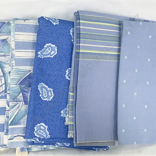 Five Various Material Pieces