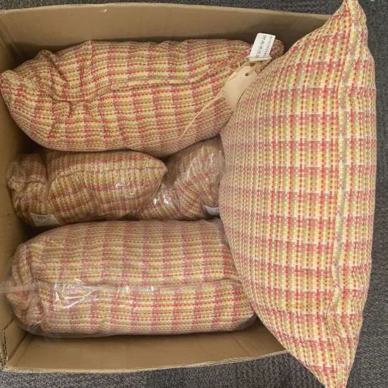 Three Large and Two Small Couch Cushions Coco Rouge