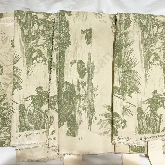 Four Matching Material Pieces