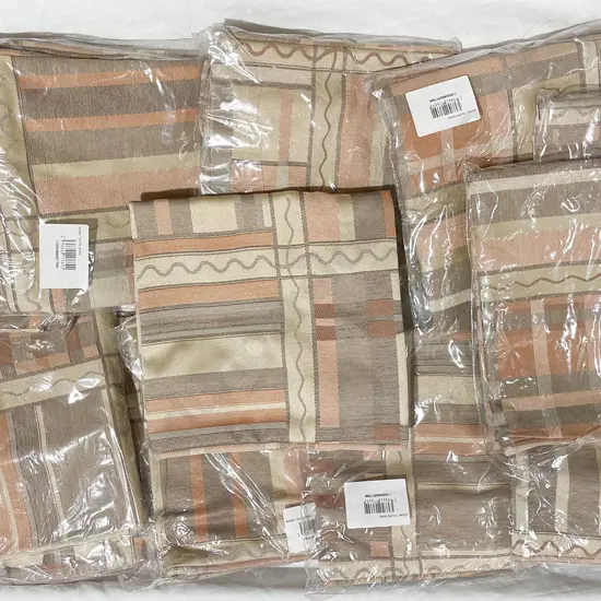 Twelve Matching Reina Taupe Cushion Covers