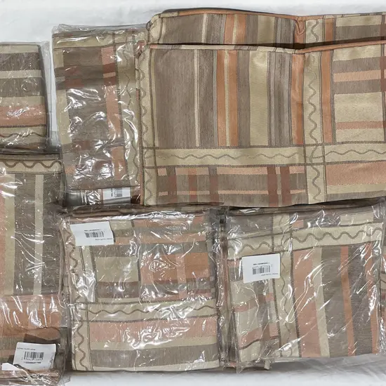 Twelve Matching Reina Taupe Cushion Covers