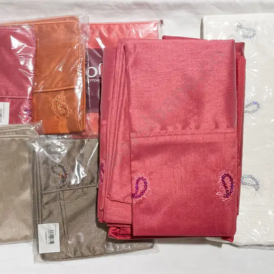 Two Table Covers and Five Cushion Covers