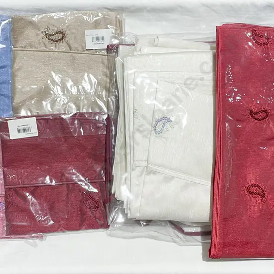 Two Table Covers and Five Cushion Covers