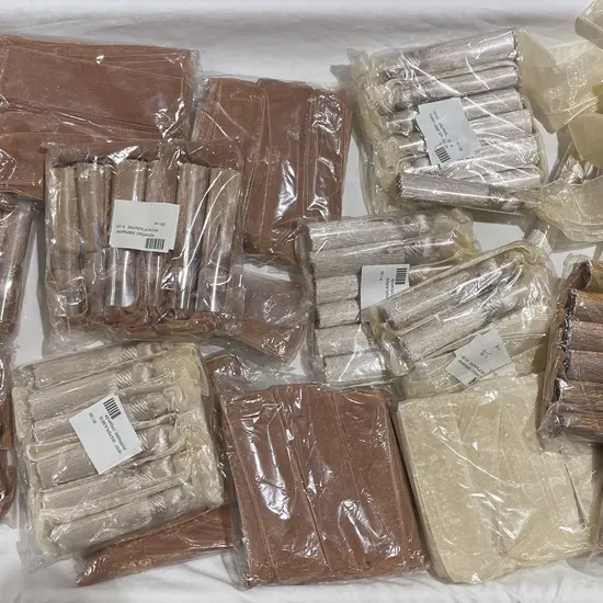 Quantity of Brown and Cream Curtain Tassel Tie Backs