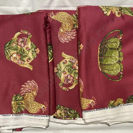 Three Matching Material Pieces