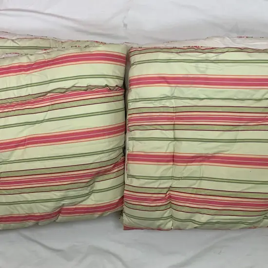 Pair Single Feather and Down Eiderdowns