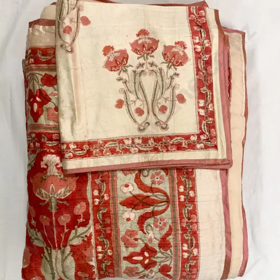 Silk Queen Bedcover and Pillow Sham