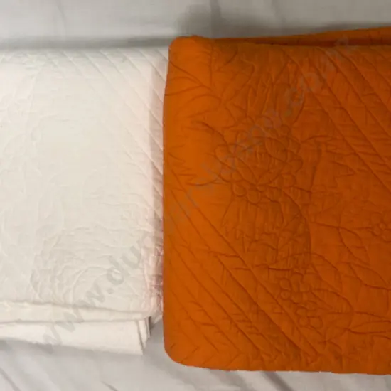 Two Single Quilted Bed Covers