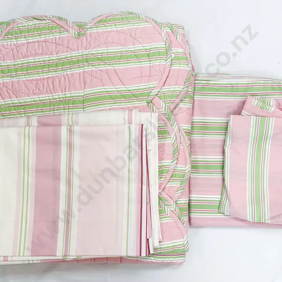 Bed Quilt and Curtains