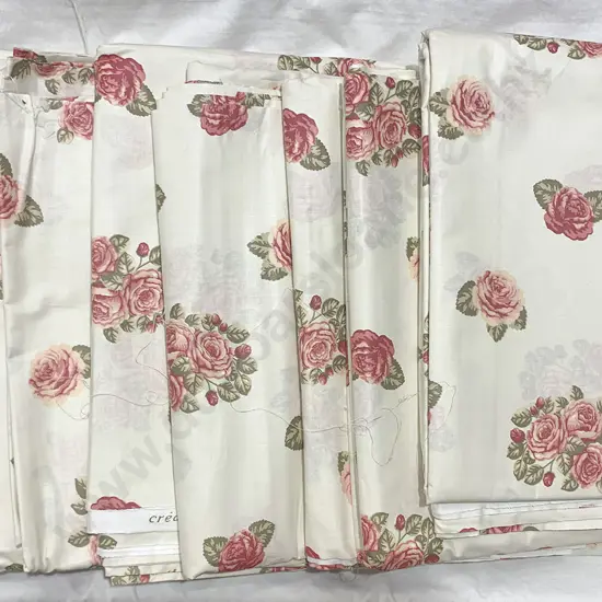 Large Quantity of Matching Material Pieces