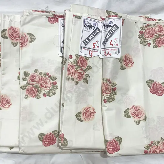 Large Quantity of Matching Material Pieces