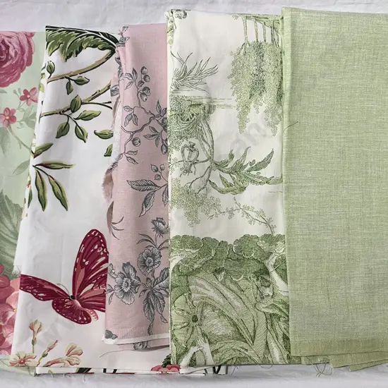 Six Various Material Pieces