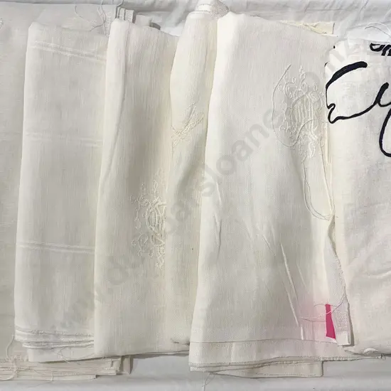 Selection of Machine Embroided Linens