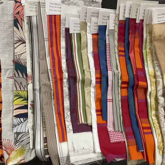 Box Qty of Various Fabric Samples