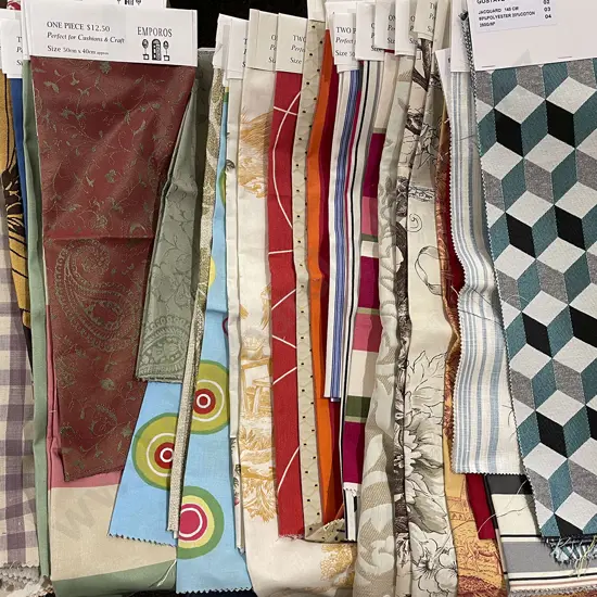 Box Qty of Various Fabric Samples