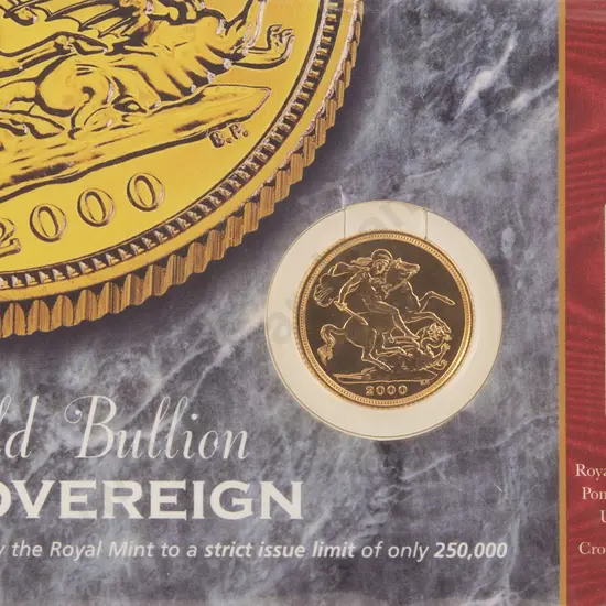Royal Mint 2000 Sovereign