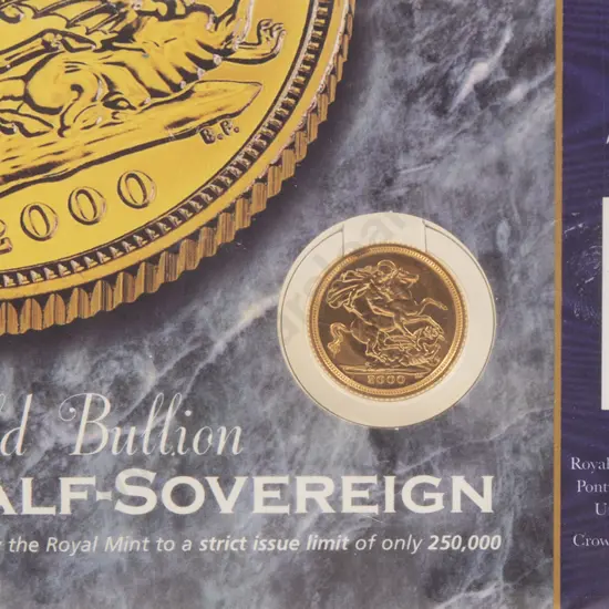 Royal Mint 2000 Half Sovereign