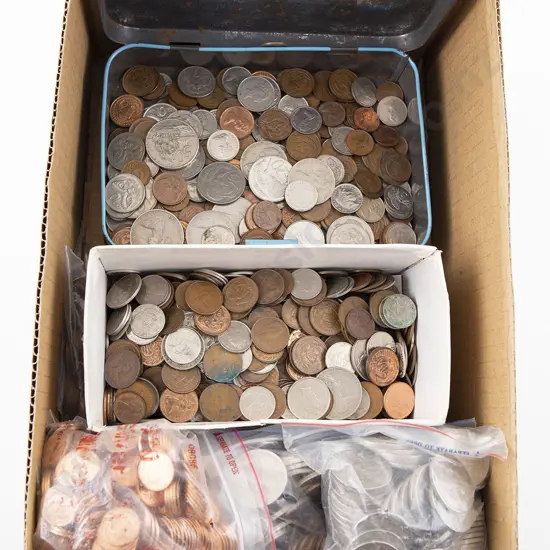 NZ Large Qty Decimal Silver and Copper Coinage