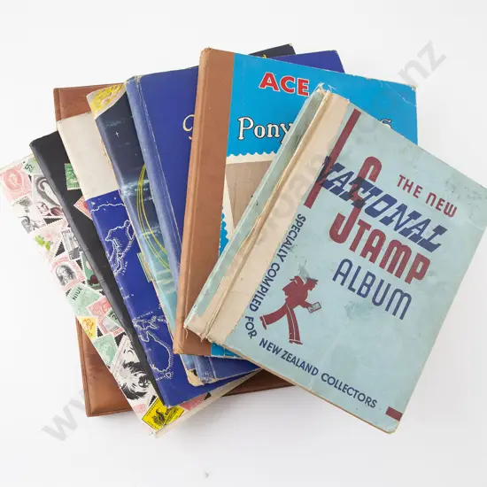 Qty Small Vintage Stamp Albums