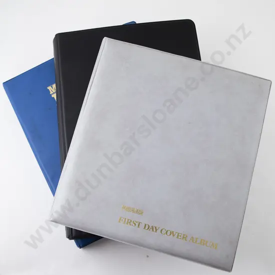 Three Albums Mainly NZ FDC's