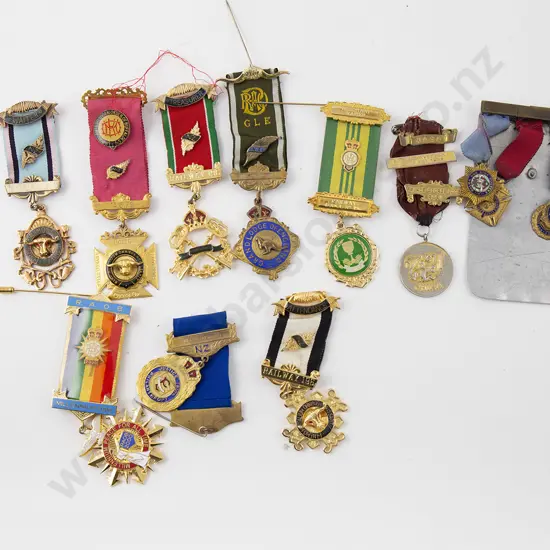 Selection Various Masonic Lodge Medals
