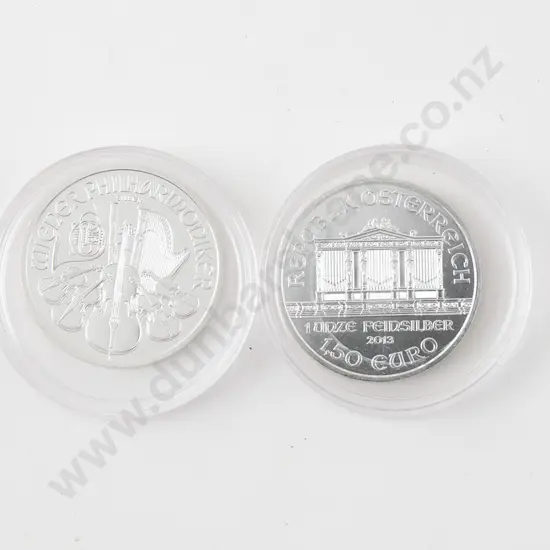 Two 1oz .999 Silver Coins