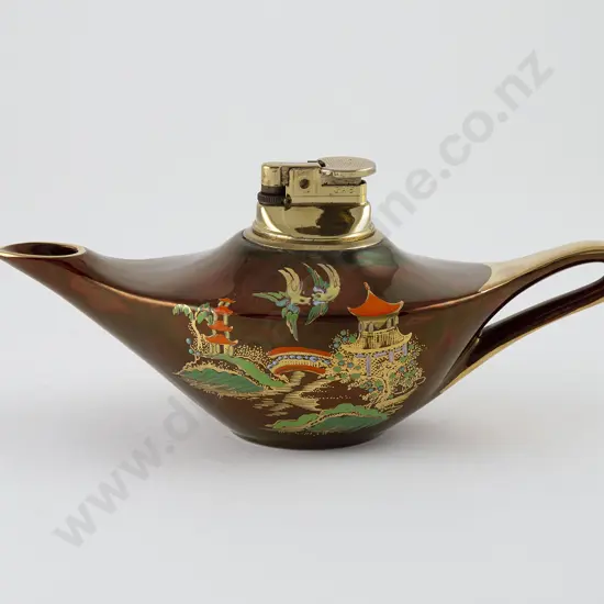 Carlton Ware Rouge Royale Aladdin's Lamp Table Lighter