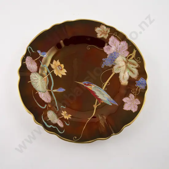 Carlton Ware Rouge Royale Shaped Circular Dish