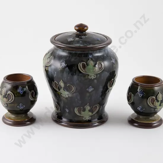 Royal Doulton Art Nouveau Stoneware Tobacco Jar