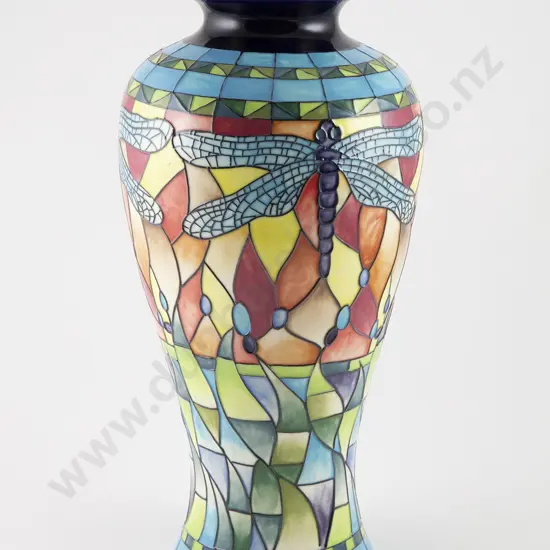 Old Tupton Ware Art Nouveau Style Dragonfly Vase