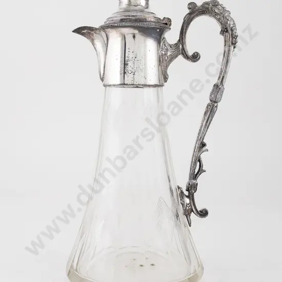 Art Deco Cut Glass Claret Jug