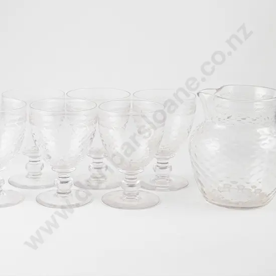 Stuart Crystal Set Six Goblets