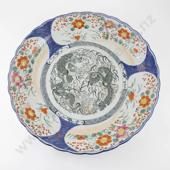 Large Late C19th Imari Pattern Charger