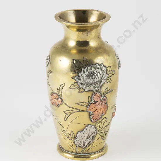 Late C19th Japanese Bronze Vase