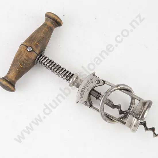 Vintage Fruher Columbus Spring Assist Split Frame Corkscrew