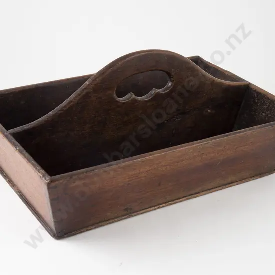 Early C19th Mahogany Cutlery Tray