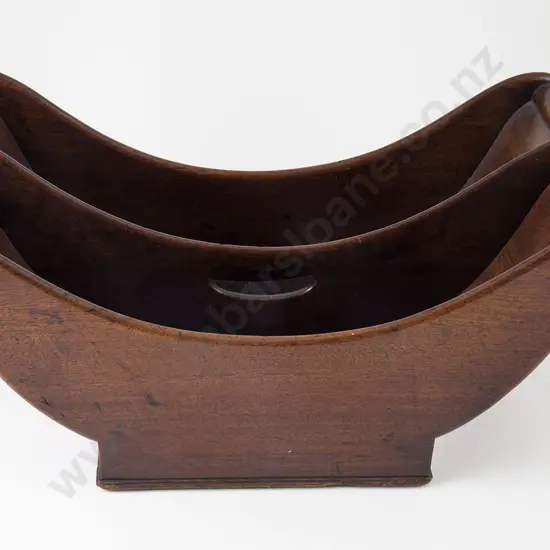 Geo III Mahogany Cheese Coaster