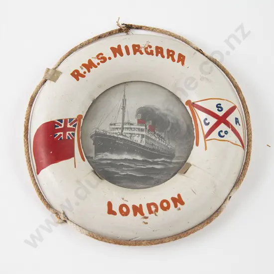 Miniature Souvenir Lifebuoy From R.M.S. Niagara