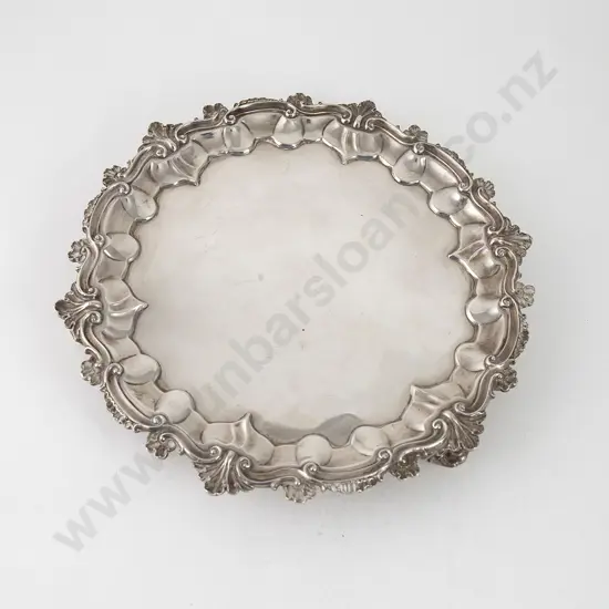 Victorian S/S Card Circular Tray