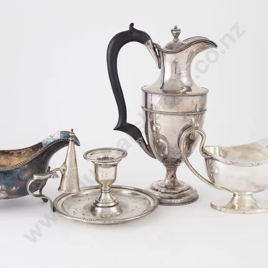 C19th Sheffield Plate Hot Water Jug