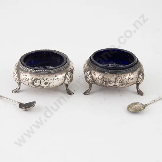 Pair Victorian S/S Salts